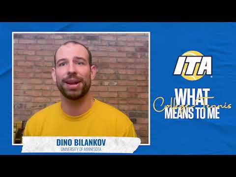 What College Tennis Means to Me: Dino Bilankov, University of Minnesota