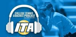 College Tennis Coaches Podcast with Dave Mullins featuring Sheila McInerney