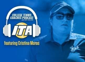 Cristina Moros on the ITA College Tennis Coaches Podcast