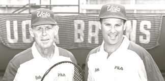 Glenn Bassett along with Billy Martin - UCLA Men's Tennis