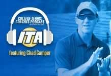 Chad Camper of UTC joins us on the College Tennis Coaches Podcast