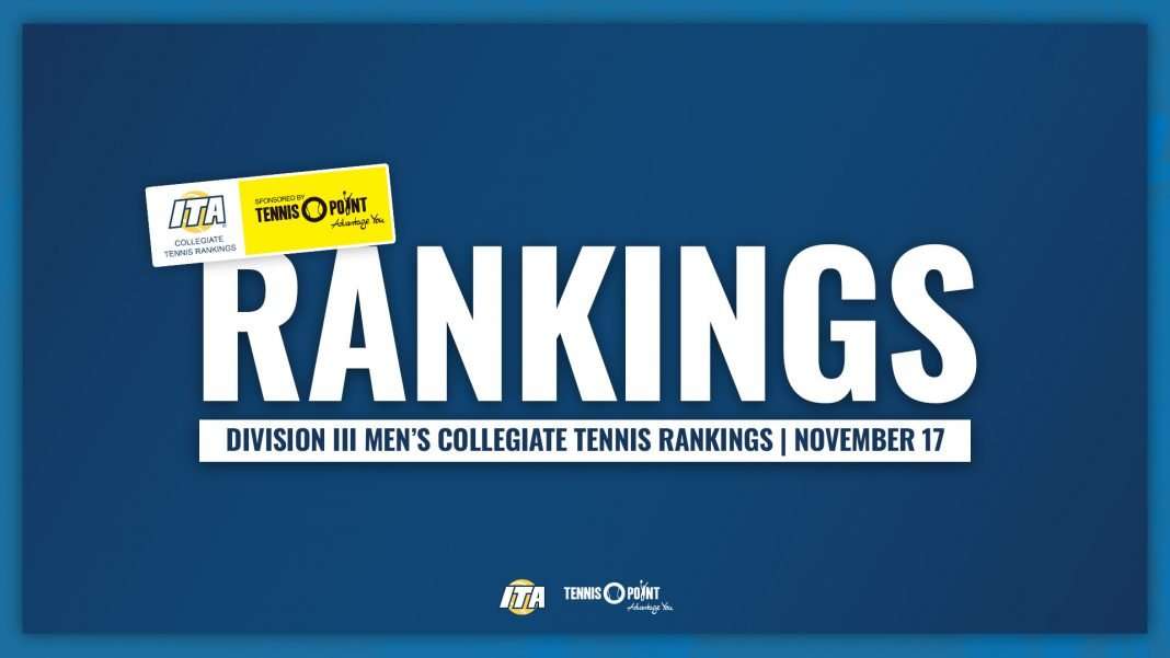 Division III Men's Rankings Website Graphic
